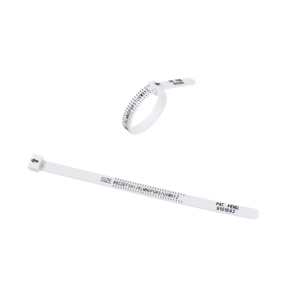 10pcs UK Measure Ювелирные изделия, измерительный инструмент, наборы колец, размерная оправка, пальцевое кольцо, измерительные Размеры колец: около 11~ 22 мм, внутренняя диам - Цвет: 10pcs UK Measure
