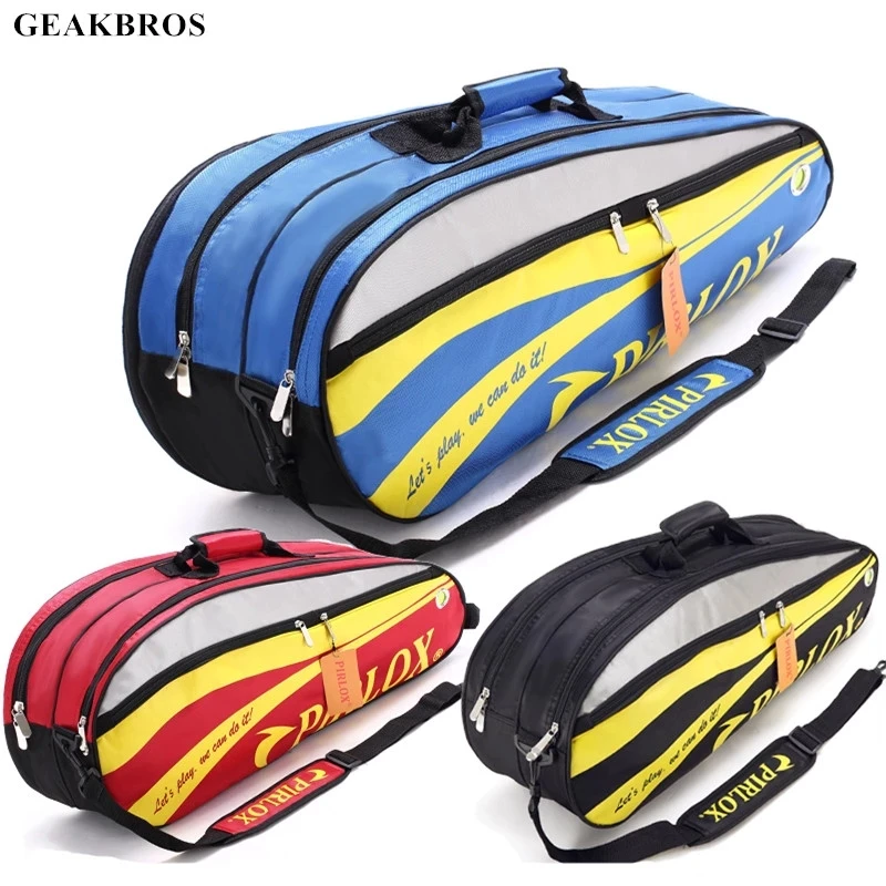 Badminton Bag 4~6 Packs With Independent Shoe Racket For Men And Women Shoulder Waterproof Racquet -40 | Спорт и развлечения