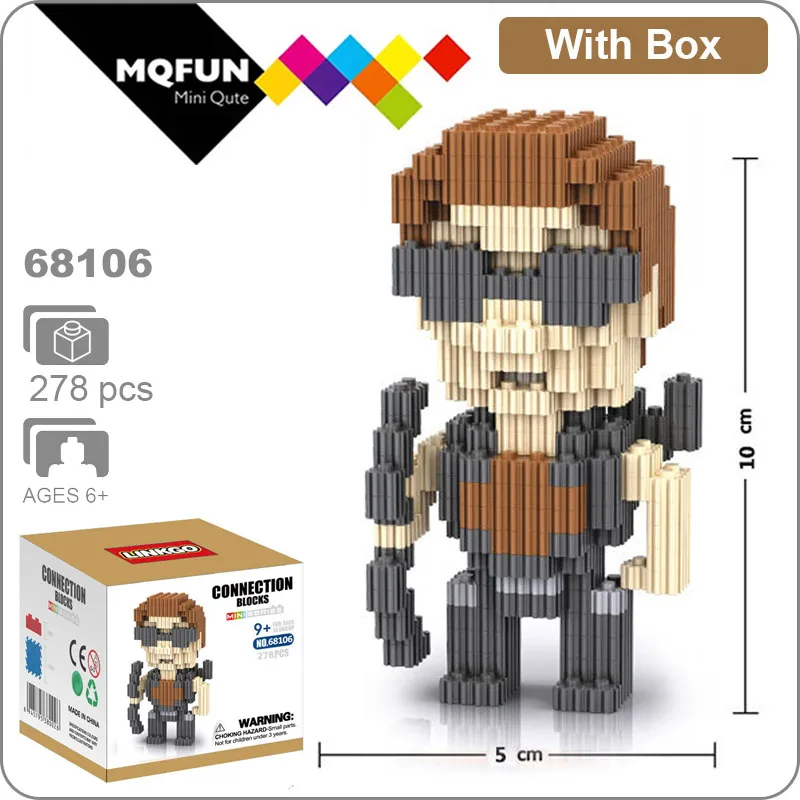 68106 With Box Linkgo Мститель супер герой Железный человек Человек-паук танос фигурки мини строительный блок кирпичи Сборная модель обучающая игрушка - Цвет: 68106 With Box