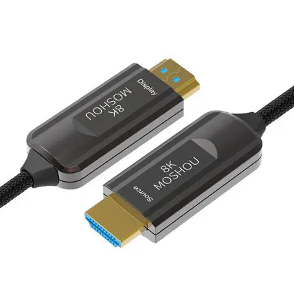 

Кабель Moshou HDMI совместимый с 2,1 8K @ 60Hz 4K @ 120Hz 48gbps волоконно-оптический Ультра высокоскоростной HDR eARC для RTX 3070/3080/RTX3090/PS5