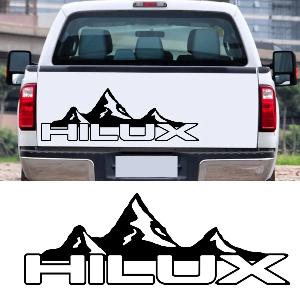 Автомобильные дверные наклейки для Toyota Hilux Revo Vigo Автомобильная задняя багажная