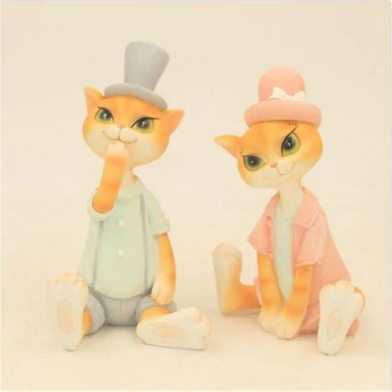 2 шт./компл. любовник Кот кукла Рисунок украшения кабинет украшенные забавной
