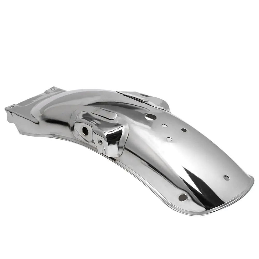 Универсальное черное/хромированное мотоциклетное переднее/заднее крыло
