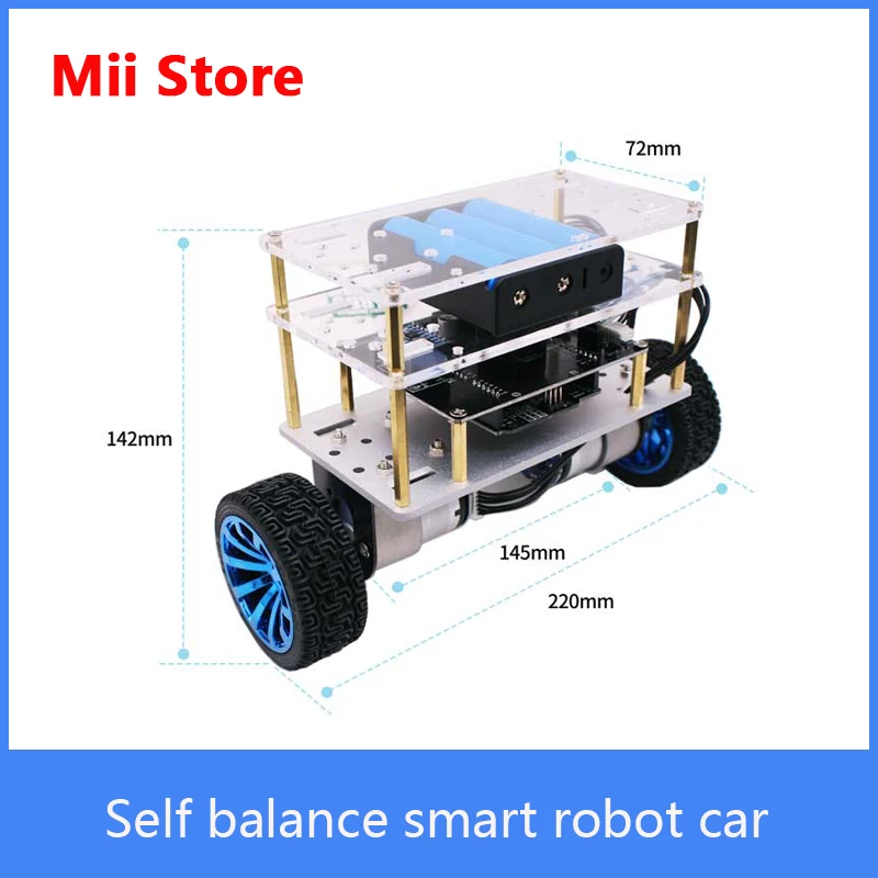 Самобалансирующийся двухколесный программируемый умный робот автомобиль с