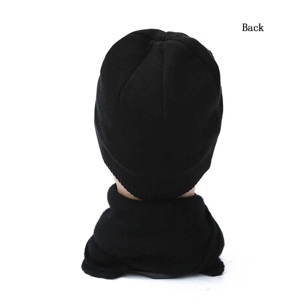 

MISSKY Autumn Winter Man Thicken Knitting Beanie Outdoor Skiing Sports Warm Male Hat Bonnet