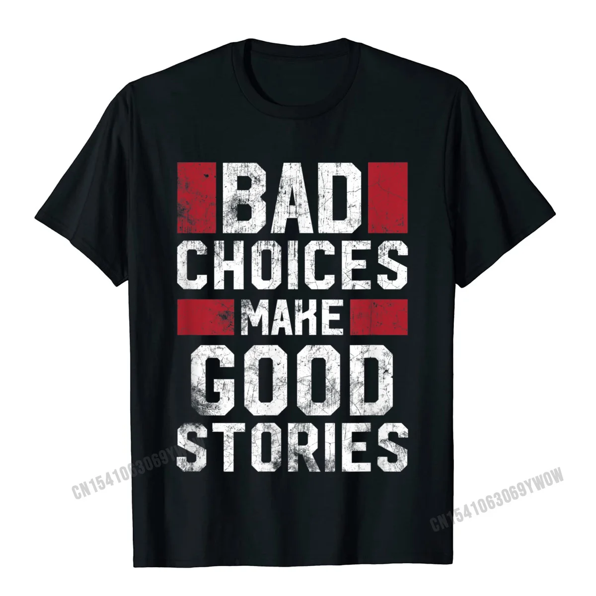 

Плохой выбор, футболка с надписью Good Stories, винтажные забавные рубашки, мужские персонализированные топы, рубашки, хлопковая футболка для взрослых, новинка