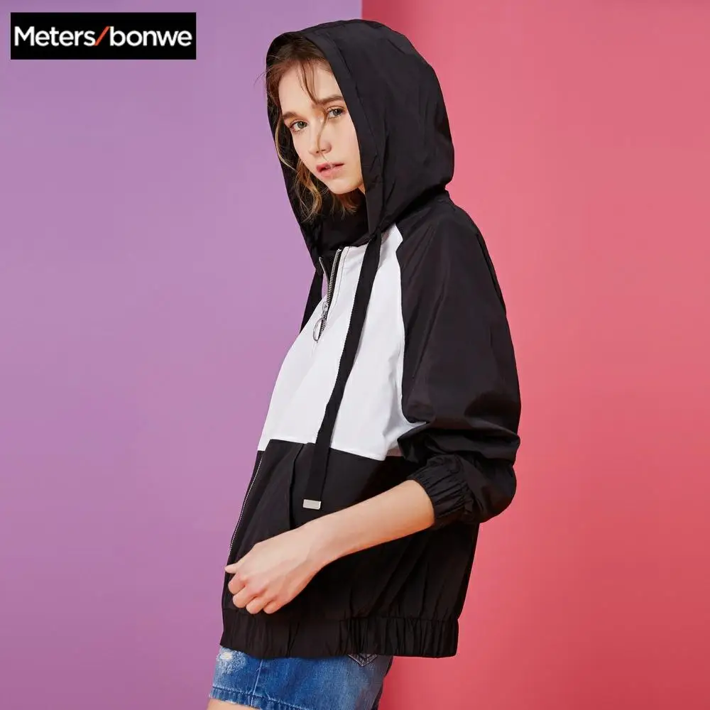 Metersbonwe 2 Новая летняя куртка женское тонкое пальто милая Студенческая Корейская