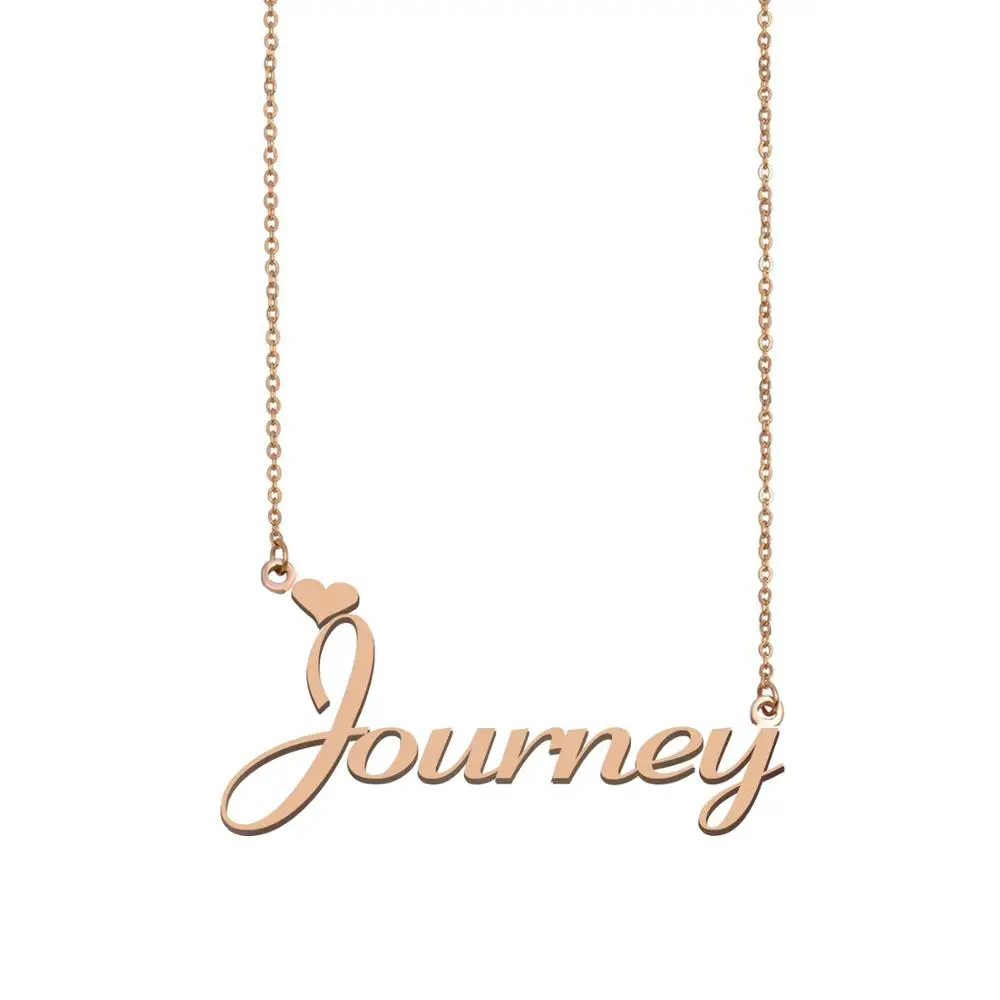 

Journey Name Necklace , Custom Name Necklace for Women Girls Best Friends Birthday Wedding Christmas Mother Days Gift