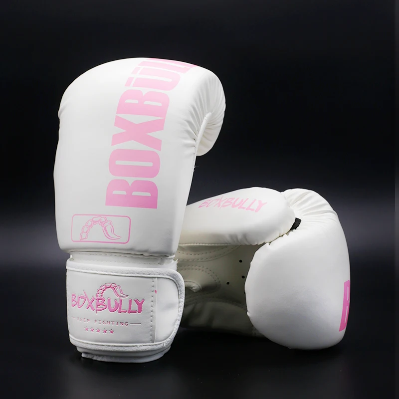 

Взрослые Женские/Мужские боксерские перчатки из кожи MMA Muay Thai Boxe De Luva Mitts Sanda Equipments8 10 12 6OZ