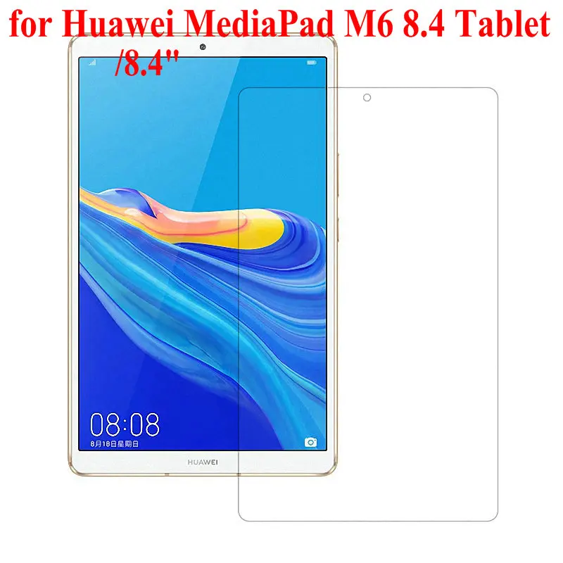 HW M6 8.4 Чехол для экрана из закаленного стекла для huawei MediaPad M6 10,8 8,4 Tablet SM-W09 SCM-AL09 glass - Цвет: HW M6 8.4