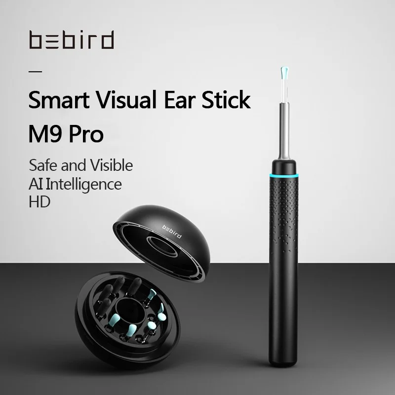 

Original Xiaomi Youpin Bebird M9 Pro Smart Visual Ear Stick 300W High Precision In-Ear Endoscope with Magnetically Charged Base