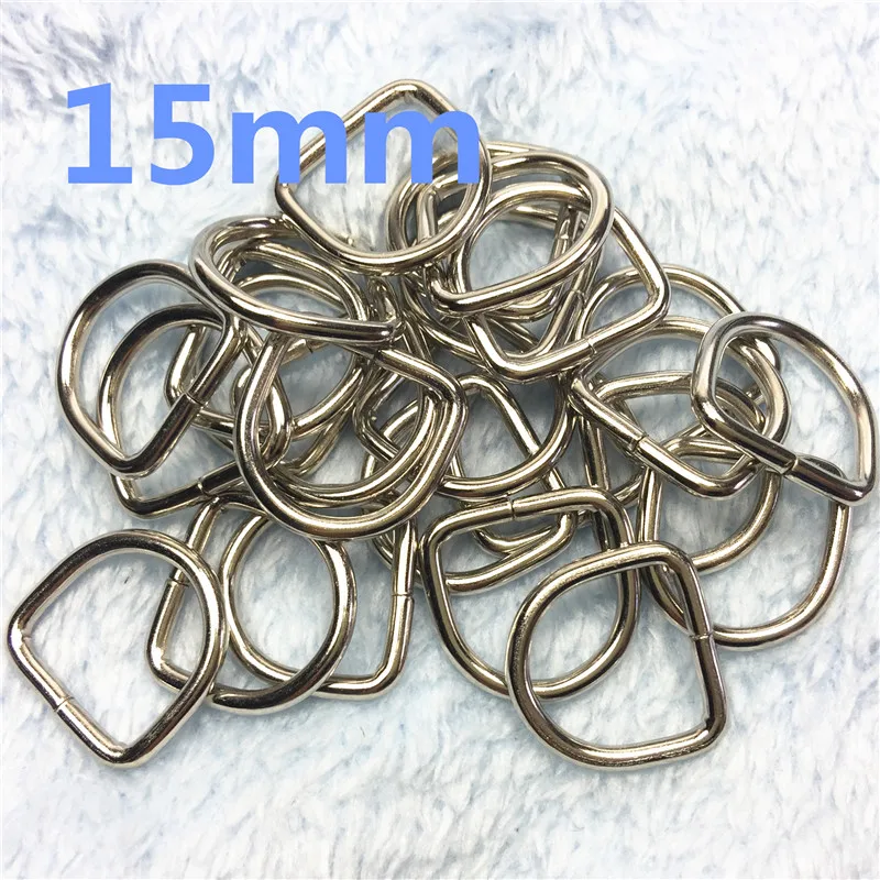 80 шт на высоком металлическом ди кольцо 15 мм/20 мм (0 6 ''/1''in) не сварной D в