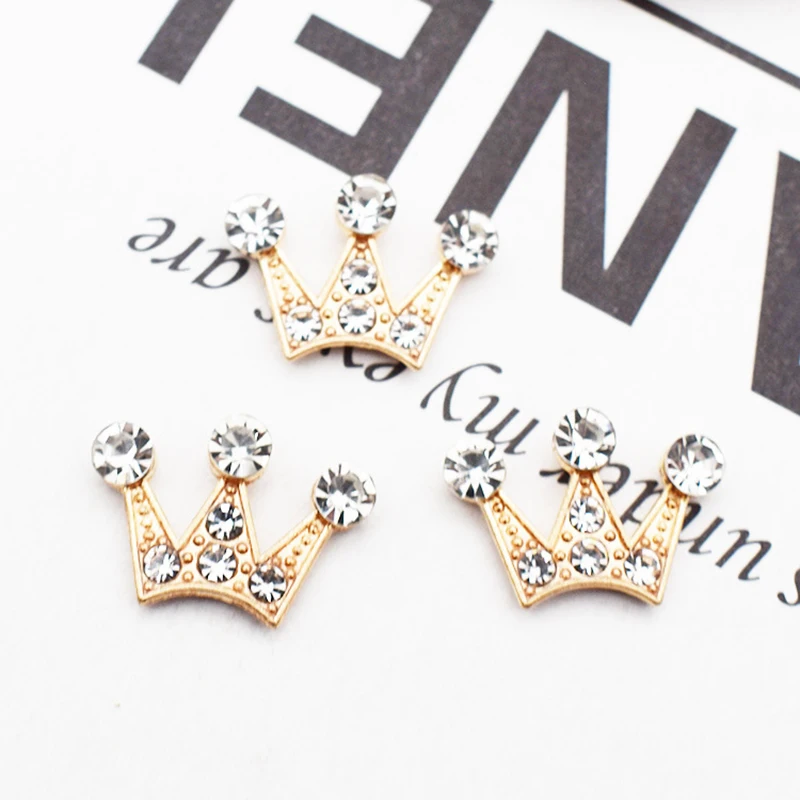 10 шт. ювелирный аксессуар стразы корона сплав подвески сделай сам серьги