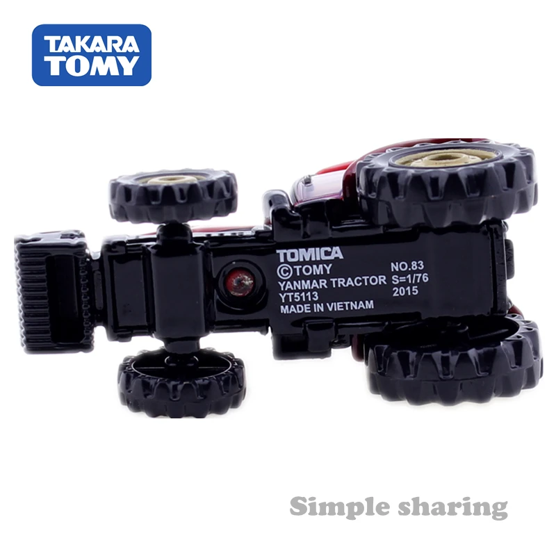 TOMICA 83 Yanmar трактор YT5113 масштаб 1:76 Такара томия дисплей миниатюрный литый