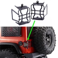 2pcs metal lampshade tail light bracket cover for axial scx10 iii wrangler rc car accessories
