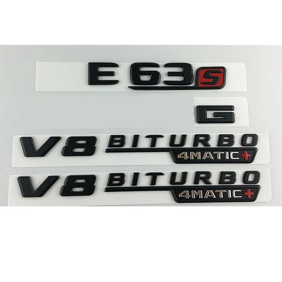 Черные Значки Эмблемы W212 W213 E63s Для AMG V8 BITURBO 4matic +|Эмблемы| |