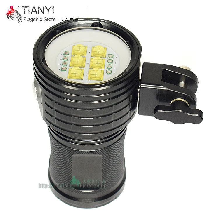 Фонарь для дайвинга с креплением YS Clamp фотосъемки подводный mount Attack держатель