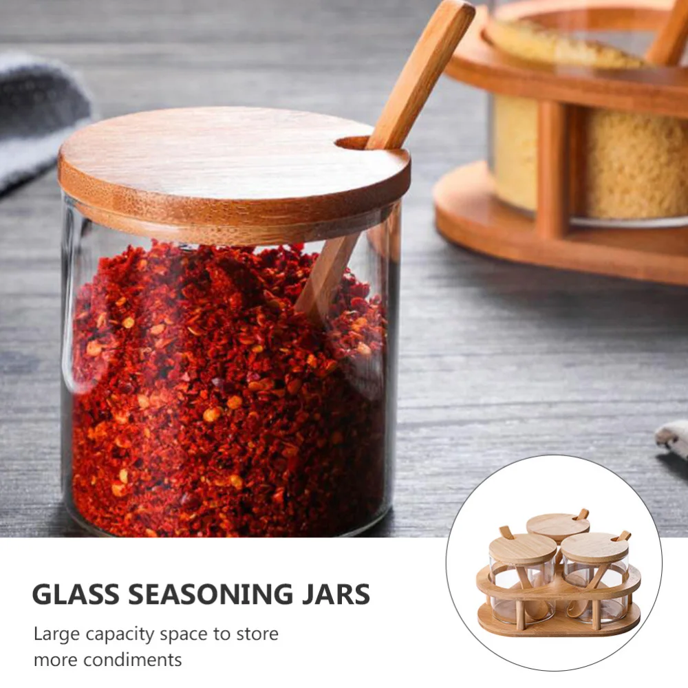 

1 Set Durable Seasoning Can Seasoning Storage Holder for Home (Assorted Color)