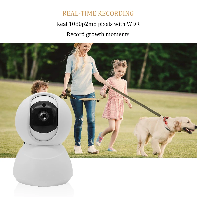 LIFAGLUS F4 Версия 1080P HD 2MP умная IP камера WiFi панорамирование наклона ночное видение 360