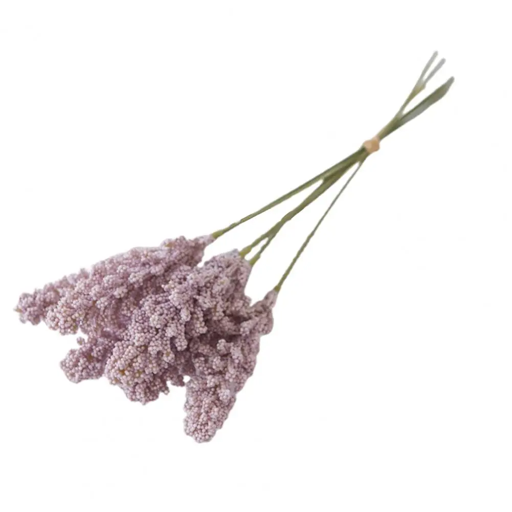 

HOT SALES!!! 1 Bouquet Fake Lavender Non-fading Fresh-keeping Faux Silk Flower Household Artificial Flowers for Home