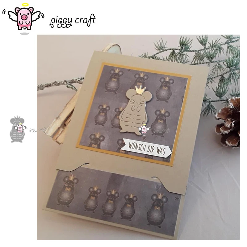 Технические металлические Вырубные штампы форма Корона мышь украшение для