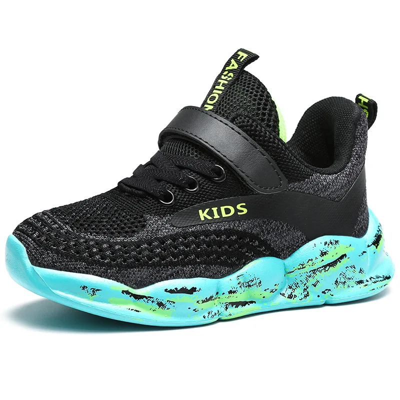 

Kids Shoes For Boys Girl Children Casual Sneaker Mesh Soft Running Sports Shoe Black Red Trainers Kids Sneakers Child Enfant