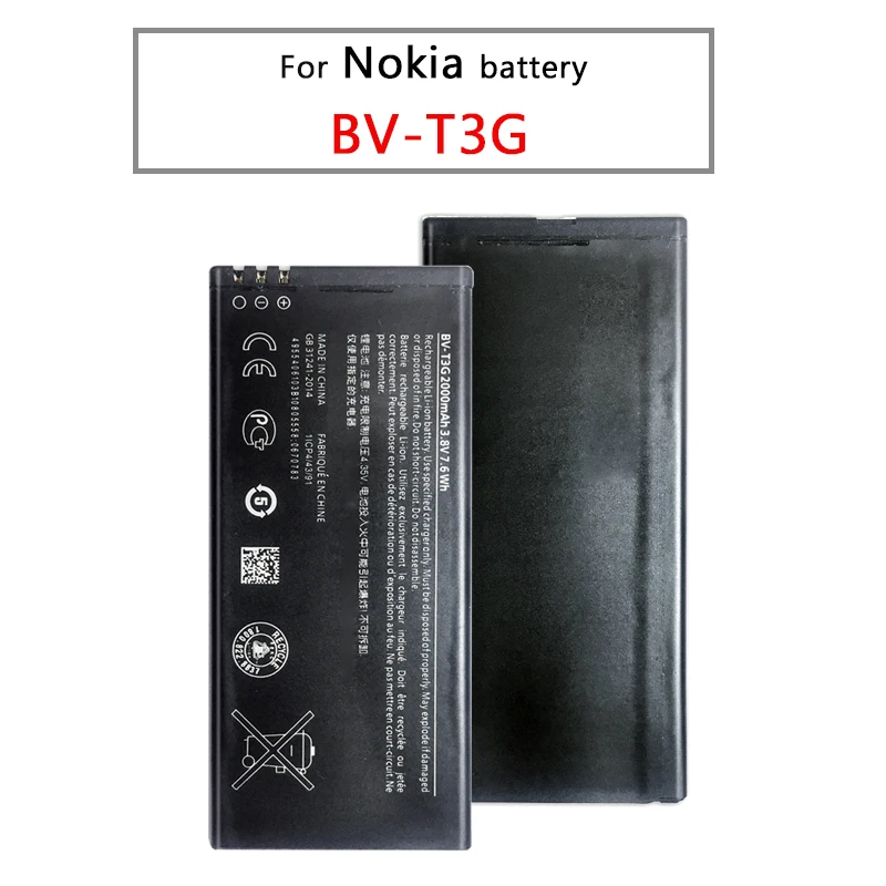 Ykaiserin запасная батарея для мобильного телефона BV T3G Nokia microsoft Lumia 650 RM 1154 BVT3G