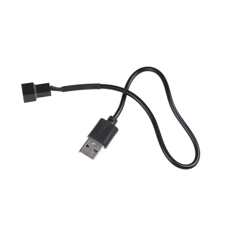 

Кабель-переходник с USB 2,0 A Male на 3-Pin/4-Pin для компьютерного вентилятора ПК 5 В