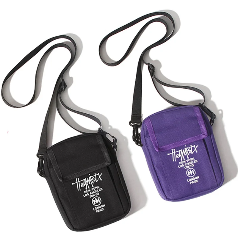 

Men Sling Bag Mini Crossbody Bag Fashion Phone Purse Breast Shoulder Bags Boy Canvas Messenger 030261