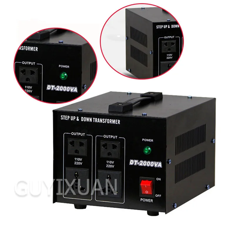 Однофазный низкочастотный силовой трансформатор сухой тороидальный 220 В до 110