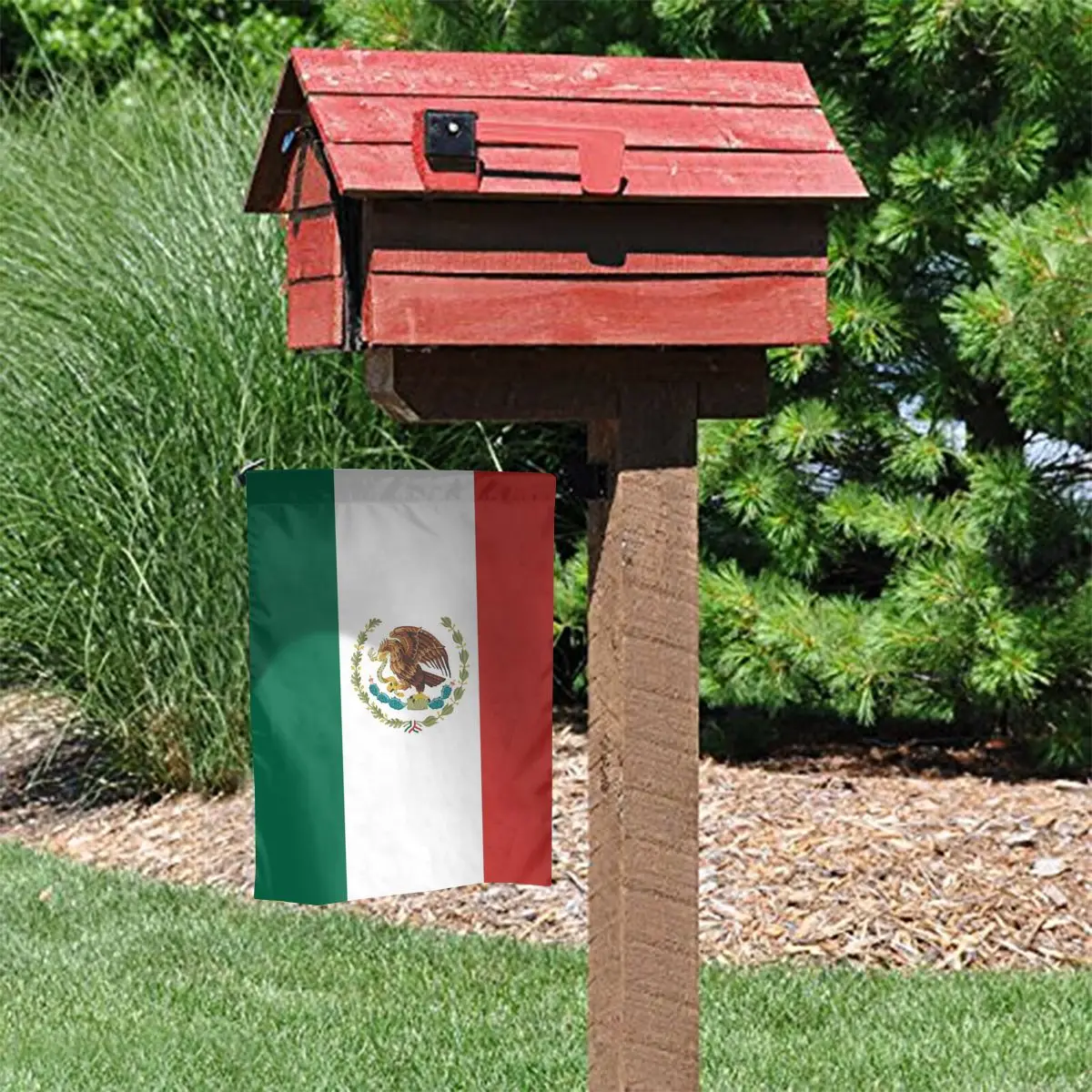

Mexican Flag 30X45cm outdoor Garden Flag