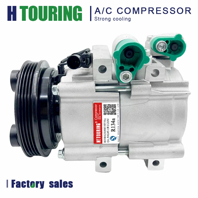 Air Conditioner Compressor Cooling Pump For Car Hyundai Grand Starex H1 H-1 977014H200 97701-4H200 4PK 12V