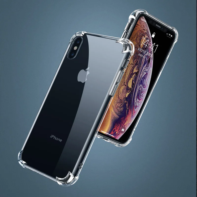 Роскошный прозрачный мягкий силиконовый чехол для телефона для iPhone 6S 6S 7 7S iPhone 8 Plus X 10 11 Pro XR XS Max 5 5S 5SE