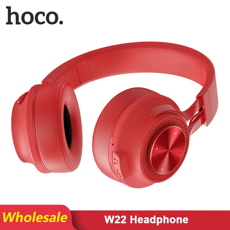 HOCO W22 2 шт./лот оптовая продажа беспроводные наушники Bluetooth стерео складная