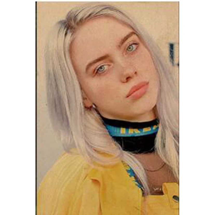 Полный квадратный/круглый дрель 5D DIY Алмазная картина "Billie Eilish" милая девушка 3D вышивка крестиком 5D домашний Декор подарок WG1604