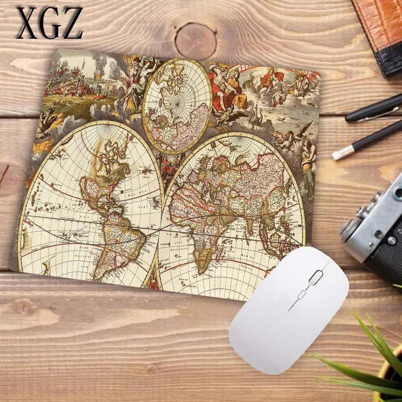 XGZ карта мира Блокировка края коврик для мыши большой игровой геймер Коврик