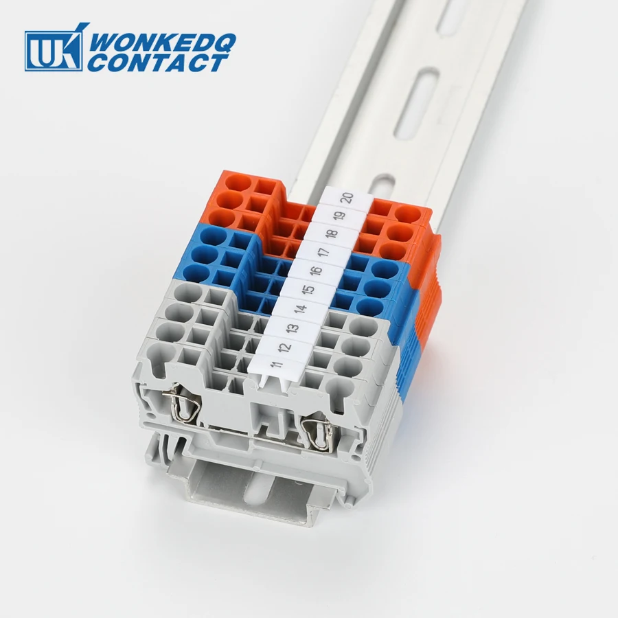 10 шт. ZB4 этикетка для ST1.5 UK1.5N стандартная нумерация пустая ZB 4 ST/UK 1 5 din рейка