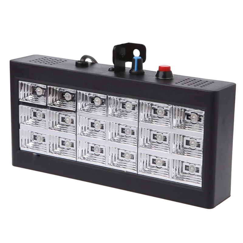 Sound Music Control 18W Rgb Led Stage Effect Lighting Dj Party Show Strobe Disco Light 220V Ac 110V (Us Plug) | Лампы и освещение