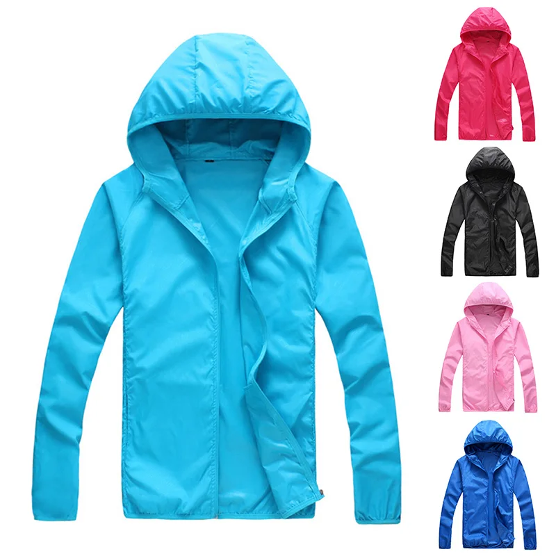 

Windproof Men Sport Coat Bicycle Jacket Men & Women Jacket For Outdoor Quick Dry Sun Protective Hiking Windbreaker Hooded Cycle