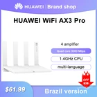 Wi-Fi роутер Huawei AX3, 4 ядра, до 3000 Мбитс, 2,4 ГГц, 5 ГГц