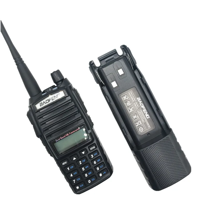 Портативная рация BAOFENG UV 82 8 Вт с большим аккумулятором CB радио для охоты 10 км VHF UHF
