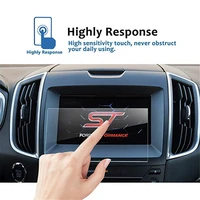 tempered glass navigation infotainment center touch screen protector for ford 2019 edge sync 8 inch 175x105 mm