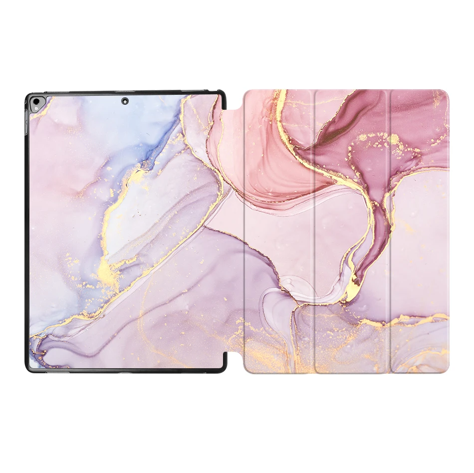 IP12 MTT мраморный Чехол для iPad Pro 12,9 '' версия из искусственной кожи откидная подставка защитный чехол для планшета Авто Режим сна/пробуждения - Цвет: IP12
