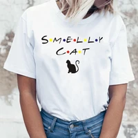 cat t shirt t shirt women tv show smelly cat printed t shirt summer funny shirt girl and female top tee friends