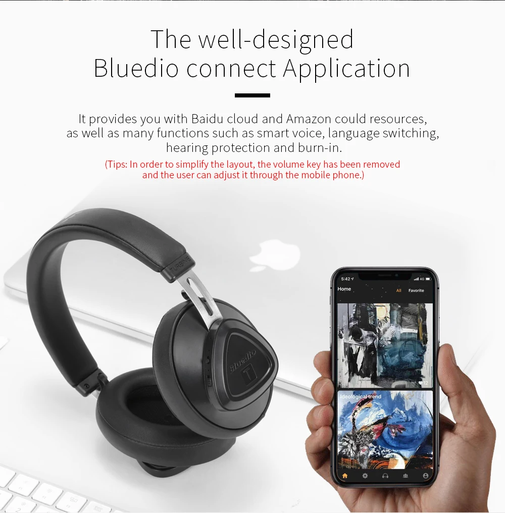 Bluedio Bluetooth наушники V5.0 активный Шум шумоподавления Беспроводной гарнитура с