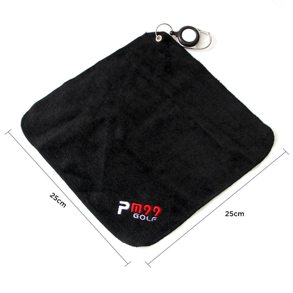 

Golf Towel Cotton Towel with Clip Golf Cleaning Towel for Golfing Camping Fitness Yoga Gym Golf Clubs Tool