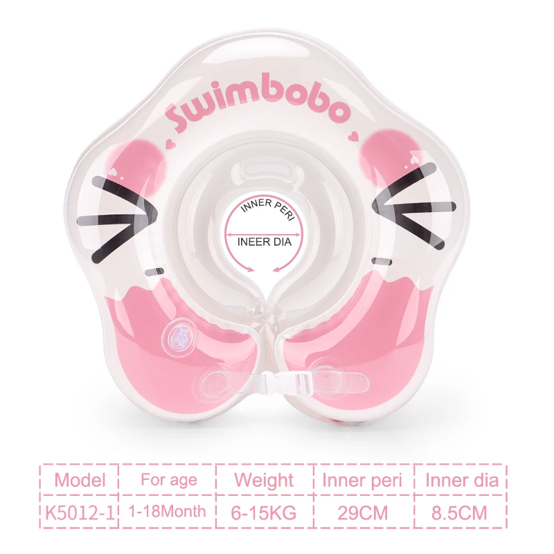 

Baby Inflatable Circle Swimming Neck Ring Baby Bath Tube Ring Safety Swim Neck Float Bathing Toys Infant Buoyance Pool
