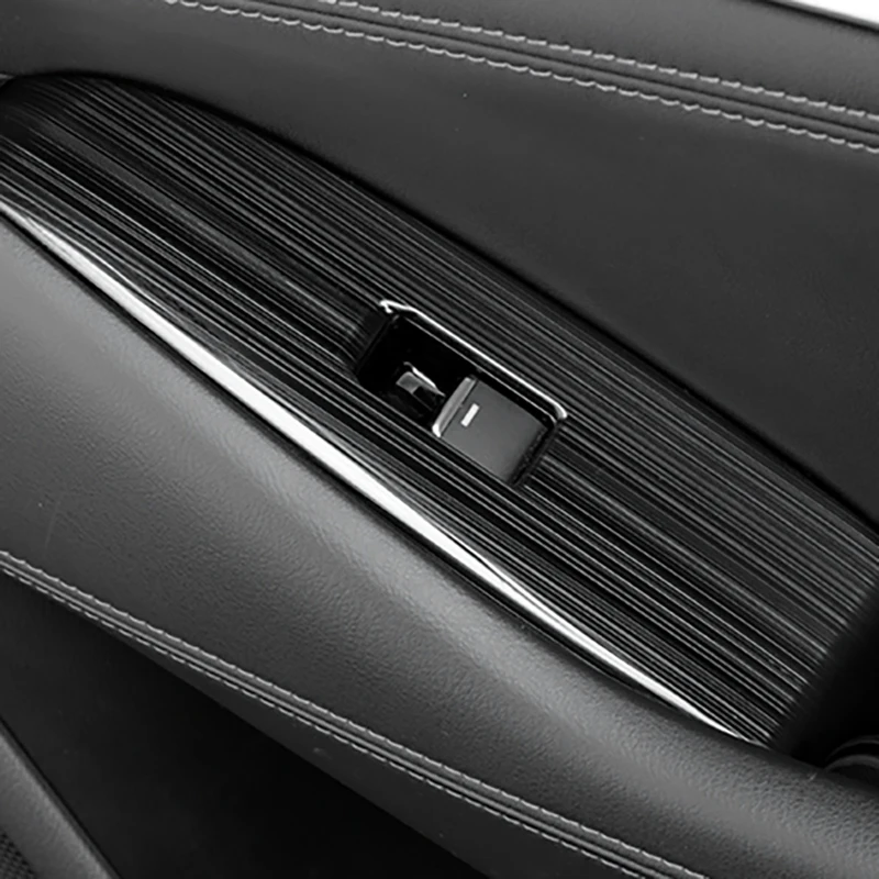 

for Mazda 6 Atenza 6 2019 2020 Car Gear Shift Panel + Window Switch Panel Cover Sticker Trim Strip Garnish Styling