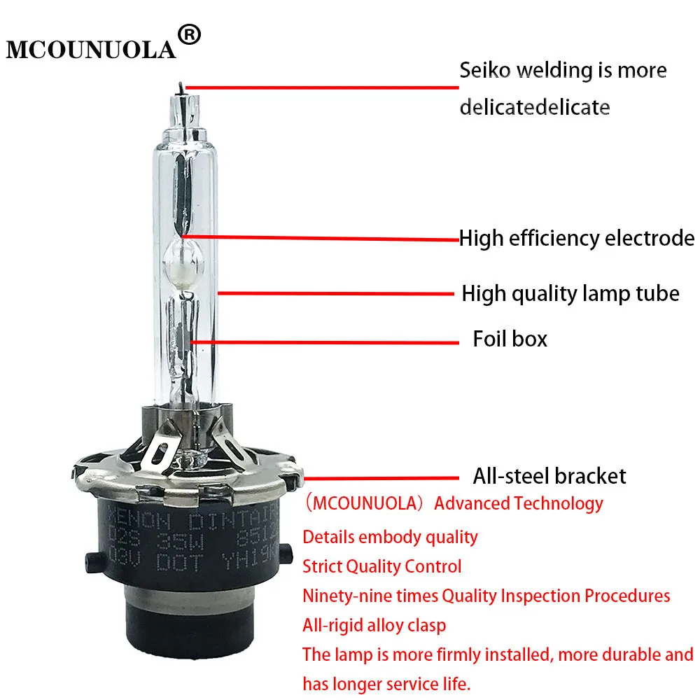 Ксеноновая лампа D1S/D1R/D2S/D2R/D3S/D4S/D4R HID 12 В 35 Вт 4300K 5500K 8000K для Audi Volkswagen Skoda Seat 2 шт.|Лампы