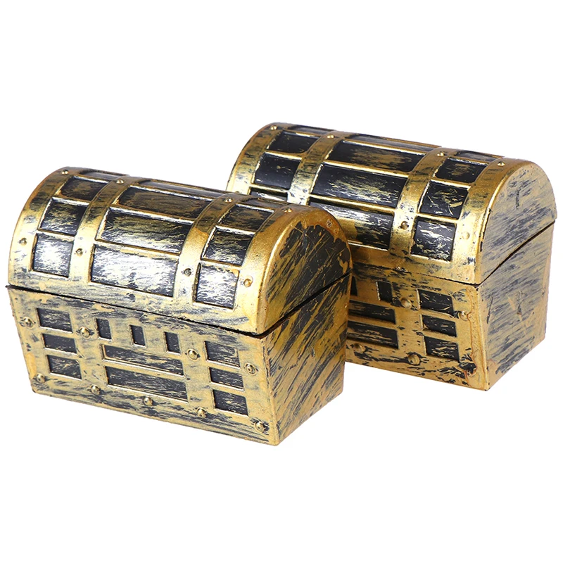 Горячая продажа 2 шт винтажная Коробка С Сокровищами мини Пиратская коробка для